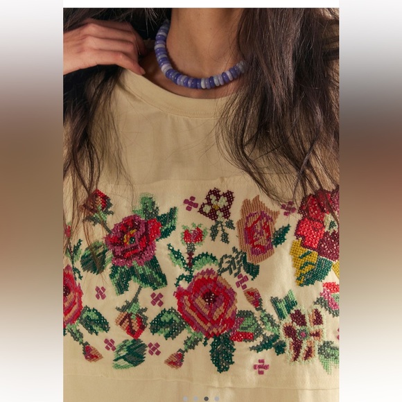 We The Free Antique Bloom Tee NWT - Picture 4 of 8